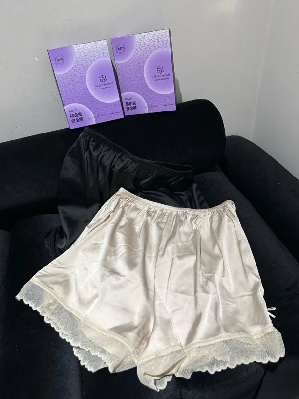 《定制款不退不换》防走光蕾丝安全裤女士不卷边防走光高腰打底裤