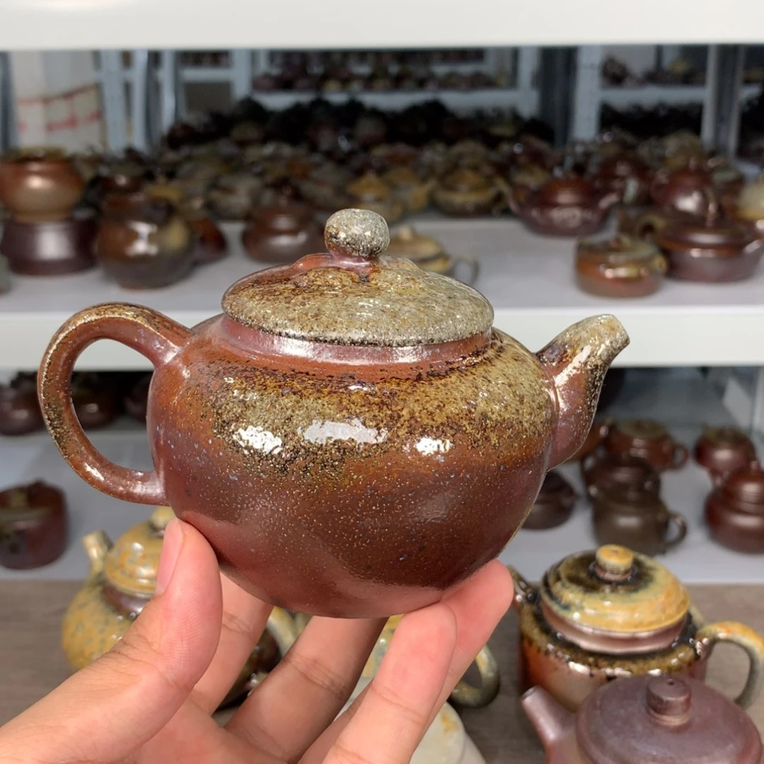 紫砂茶壶纯自然柴烧