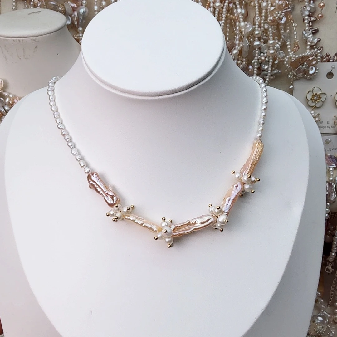 颈饰未镶嵌淡水珍珠