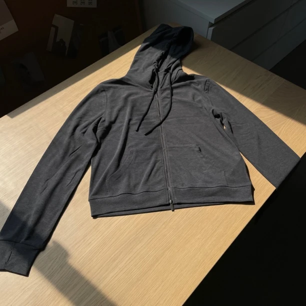 A101软糯高品质双头拉链连帽开衫卫衣外套女短款上衣健身女款长袖