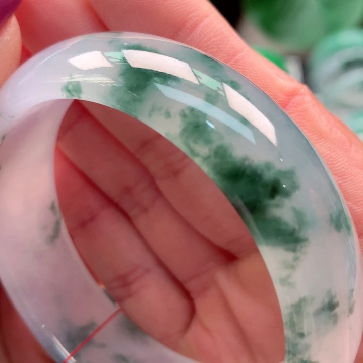 翡翠未镶嵌手镯天然翡翠手镯