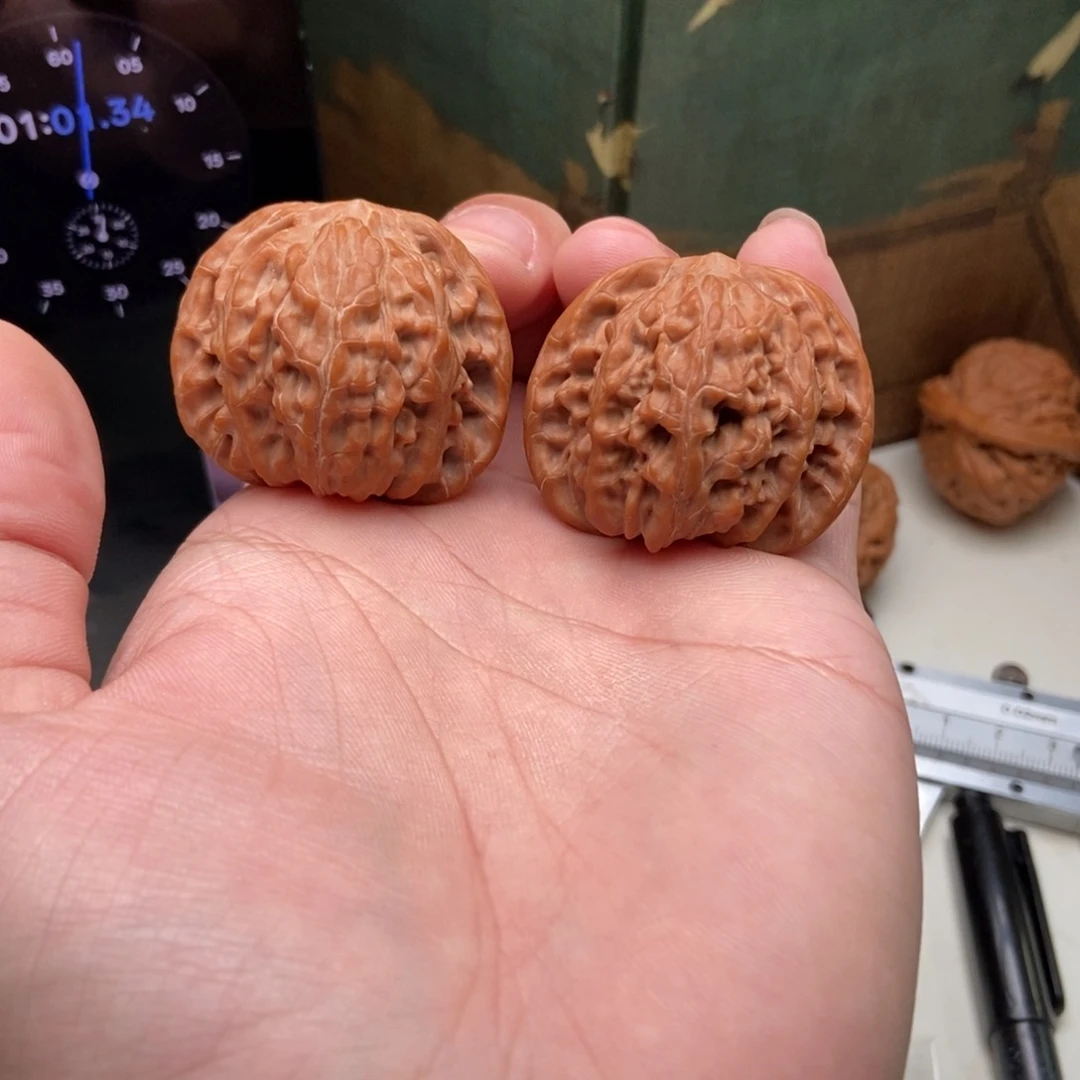 吊坠文玩核桃无***手磨盘