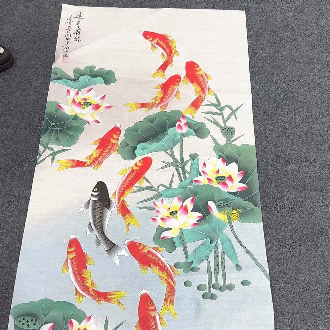 国画非常细腻的一张作品