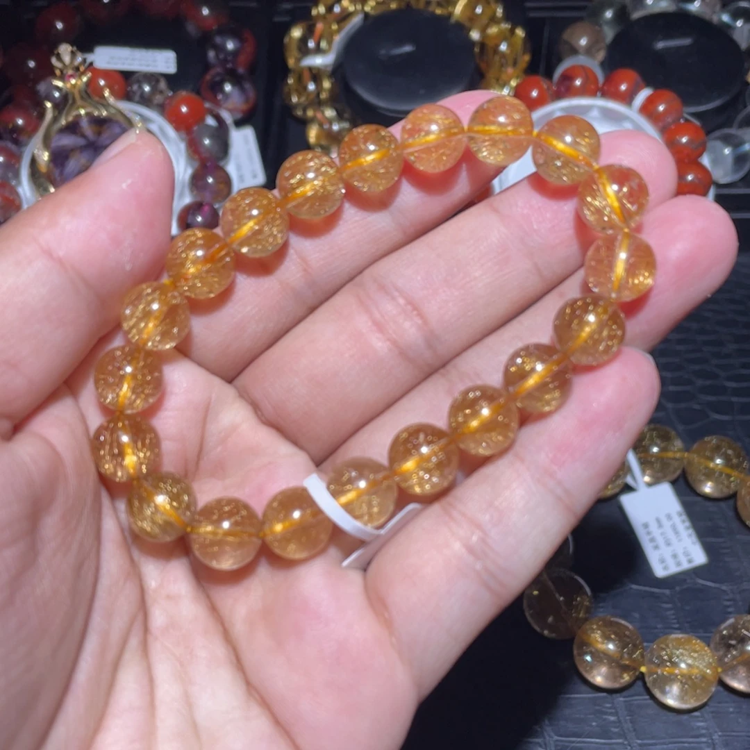 手链未镶嵌水晶10mm维纳斯发晶手链单圈