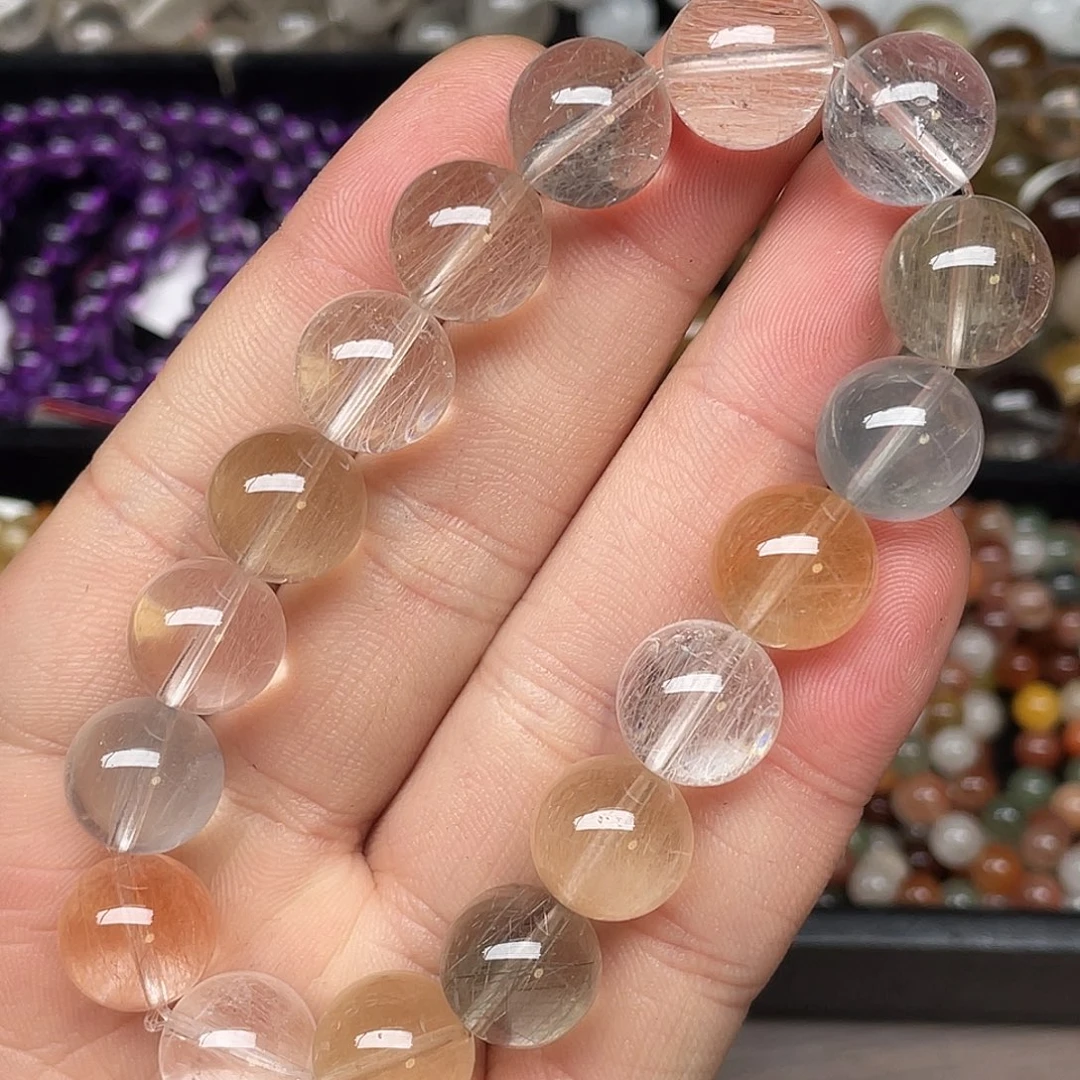 水晶未镶嵌手链彩兔毛12.9