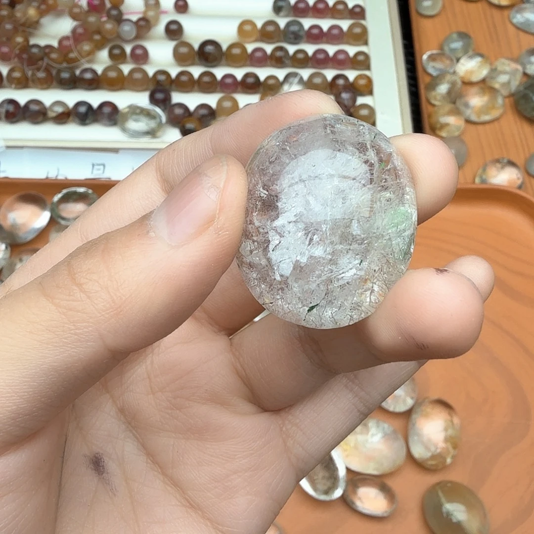 菠***芯未镶嵌珠宝半成品紫晶