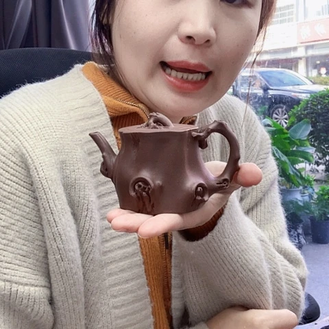 茶壶紫砂全手工制作的手工