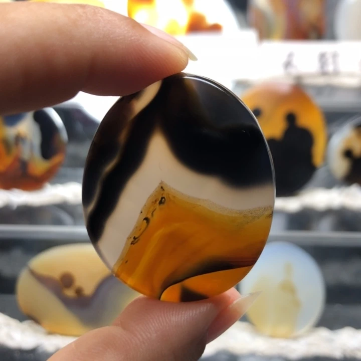 合金玛瑙/玉髓珠宝奇石52有瑕