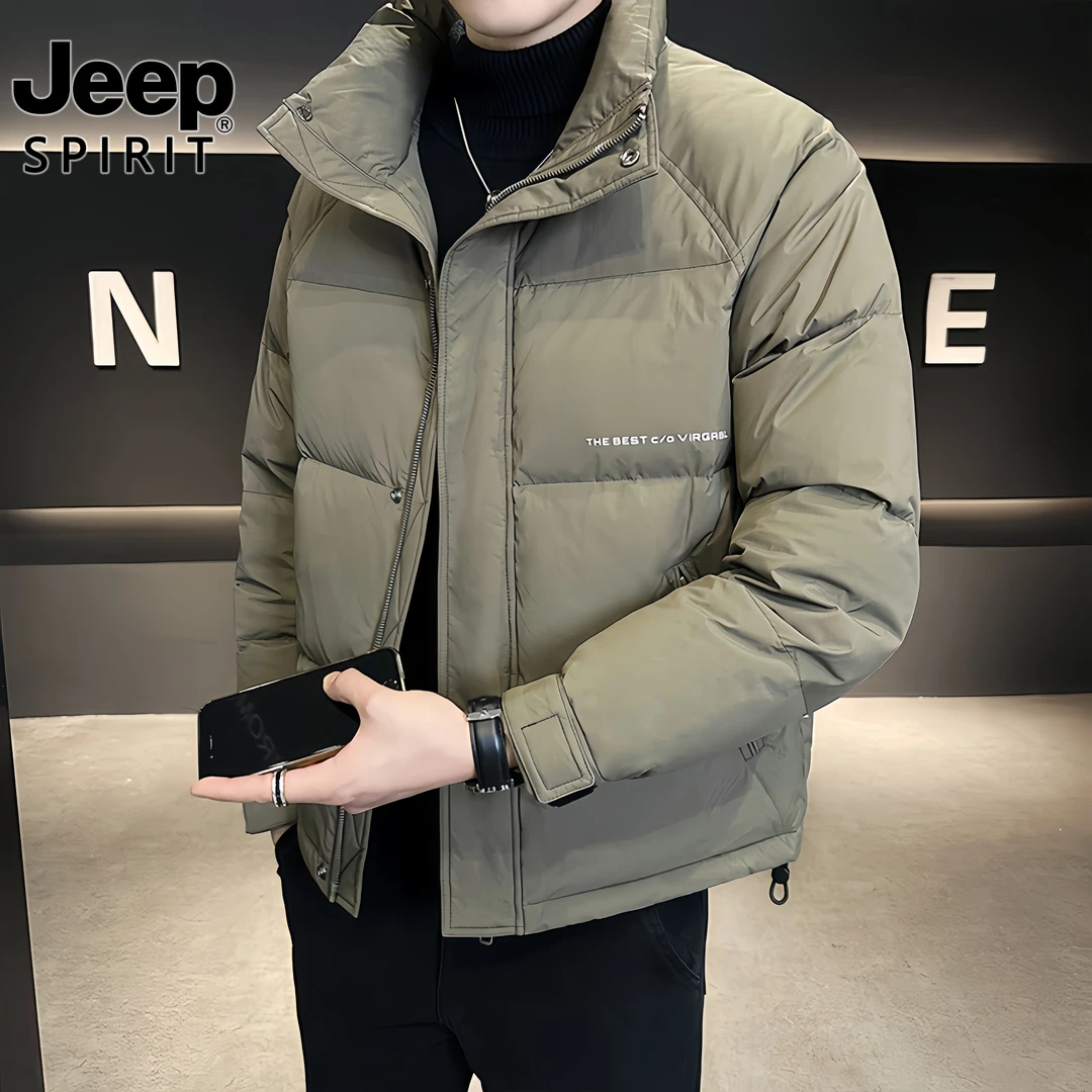 JEEP吉普新款羽绒服男士冬季爆款保暖加厚痞帅休闲外套夹克潮百搭