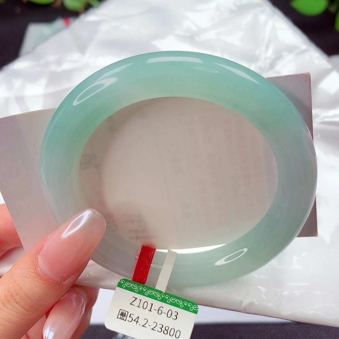 翡翠未镶嵌手镯缅甸天然a货翡翠手镯