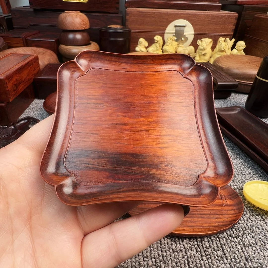 交趾黄檀（大红酸枝）茶杯垫