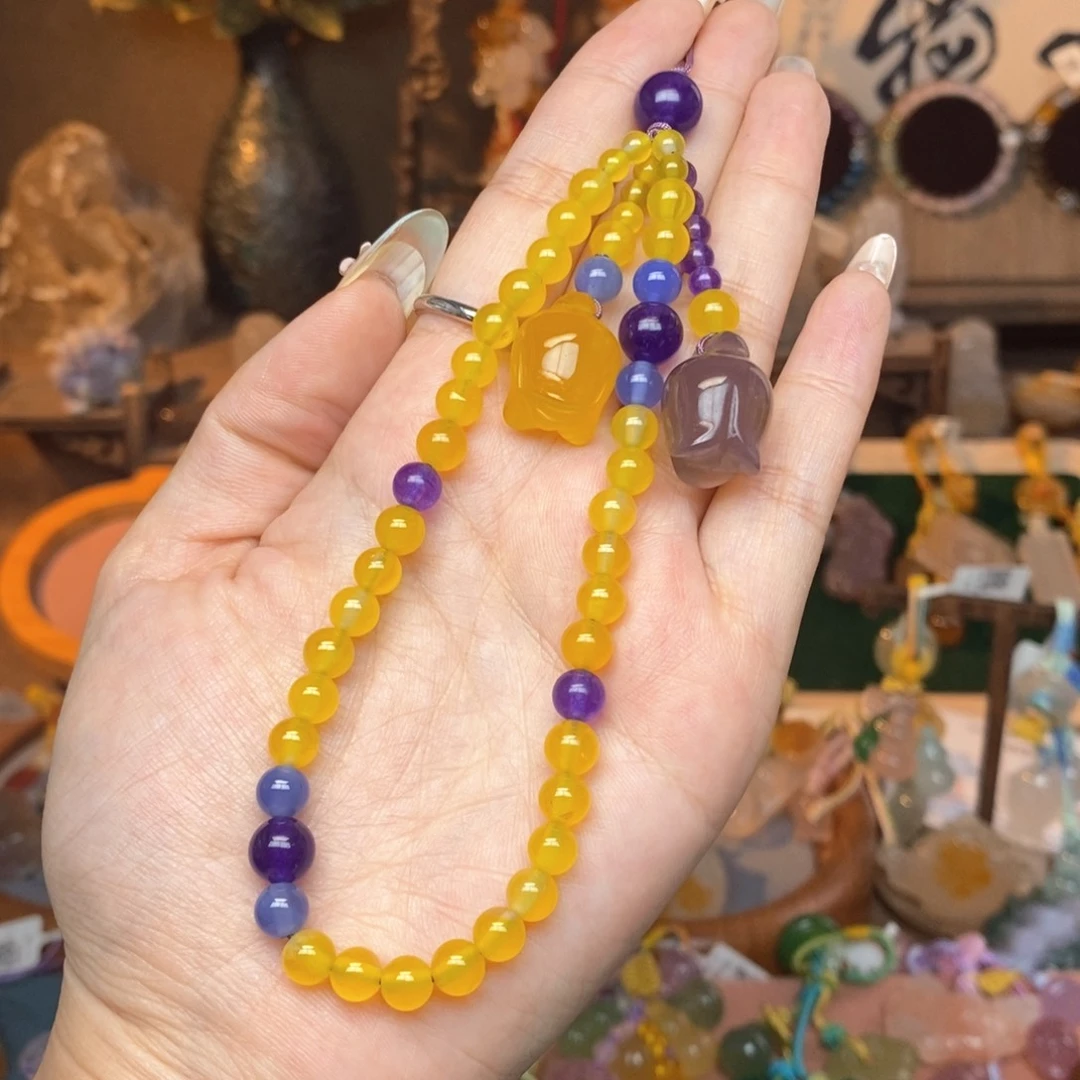 玛瑙/玉髓未镶嵌车挂