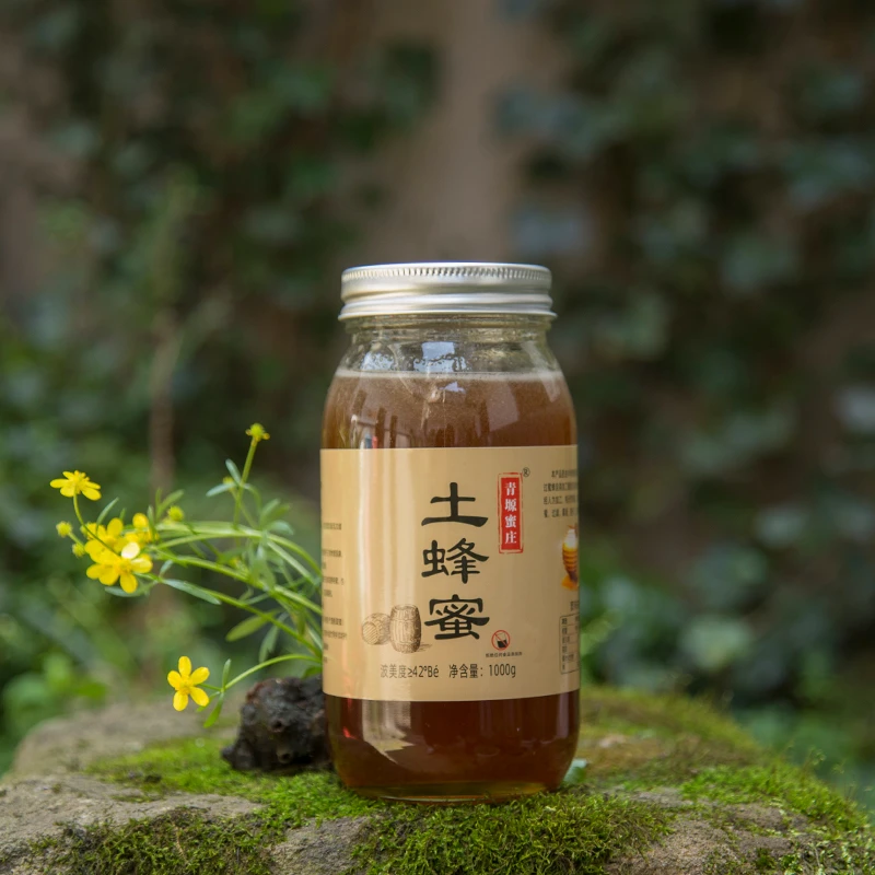 百蜂百百花土蜂蜜1000g泡水柠檬柚子江西农家蜂蜜