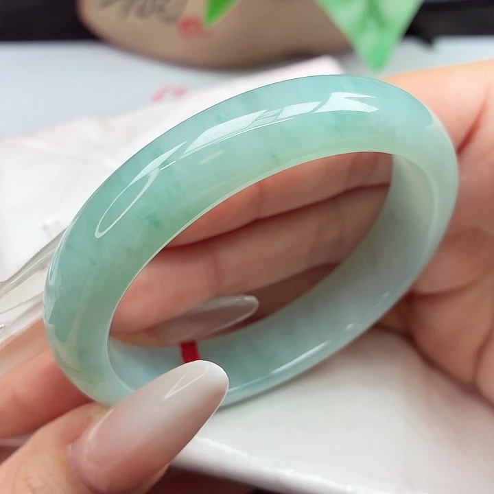 未镶嵌手镯翡翠55-56圈口