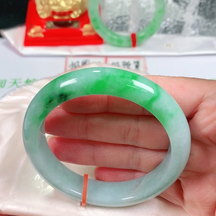 未镶嵌手镯翡翠   编号1026 正圈55-56