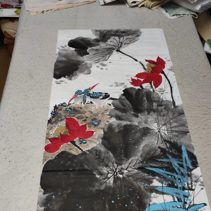 潇***e国画国画花鸟花鸟花鸟