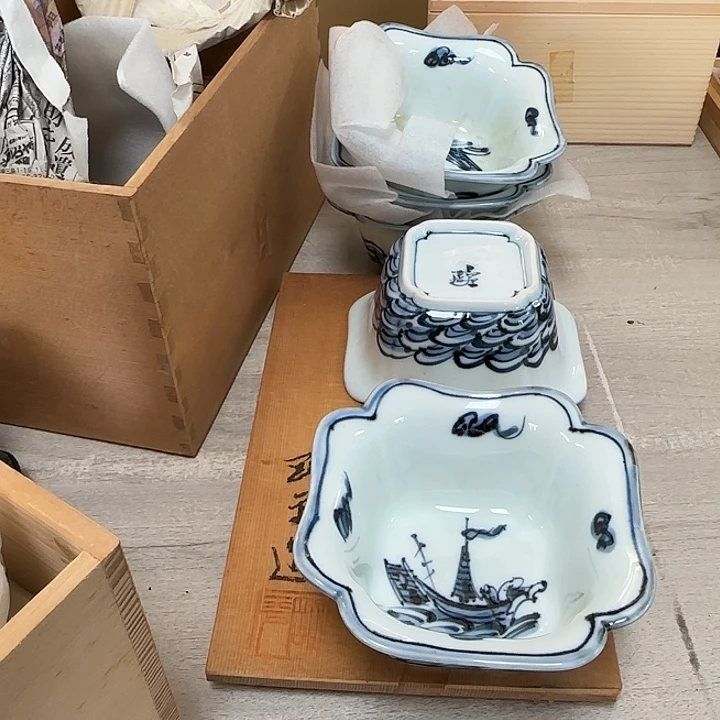 瓷片茶道具工艺品