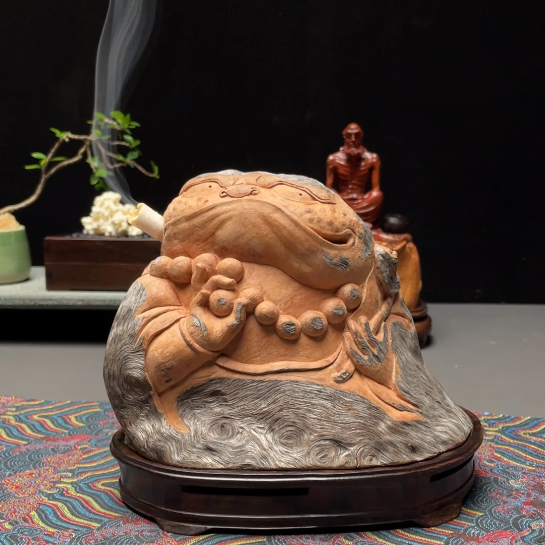 大***儿荔枝木荔枝木蛤蟆香炉