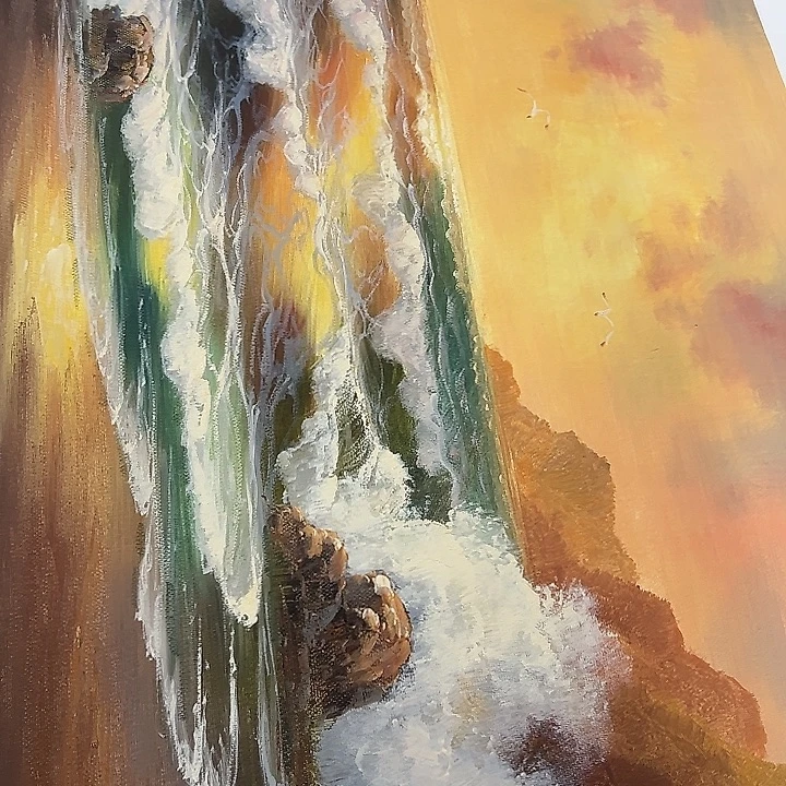 油画好仔仔细细之一嘻嘻