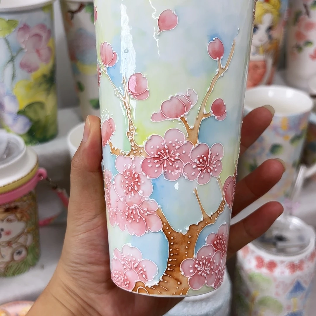 手绘高温釉下彩陶瓷