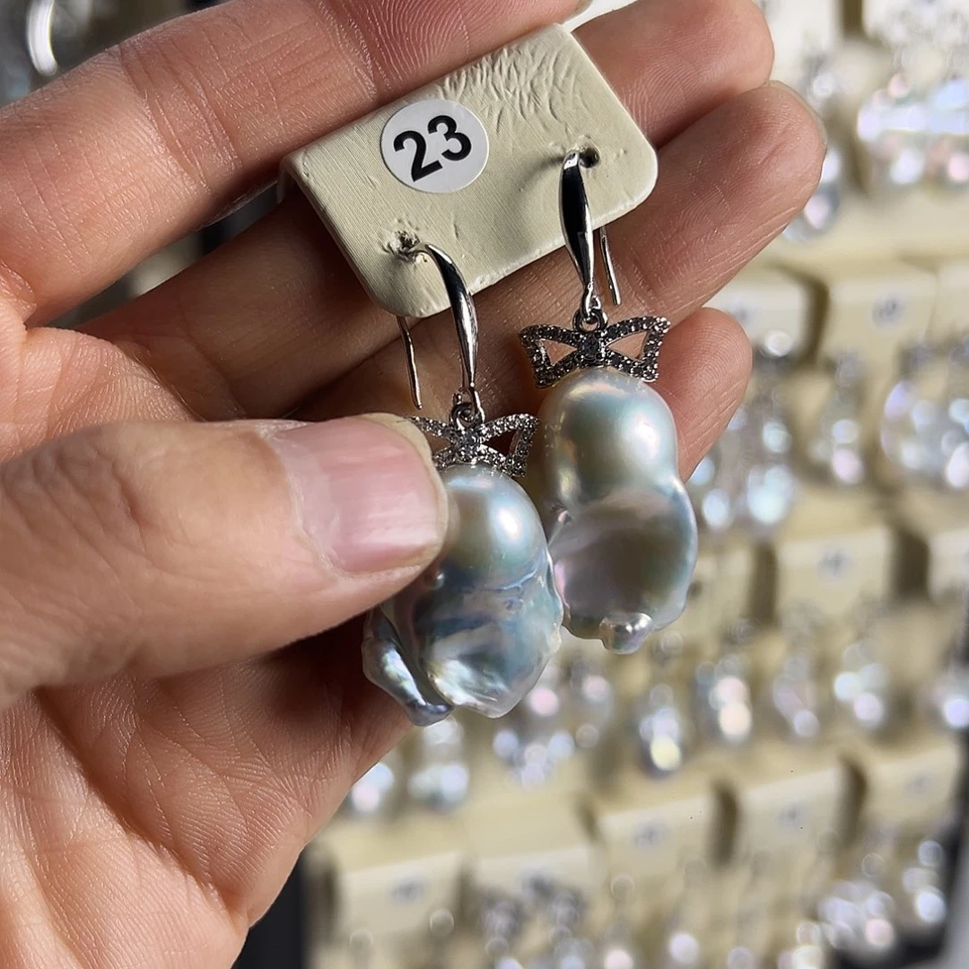 耳饰未镶嵌淡水珍珠