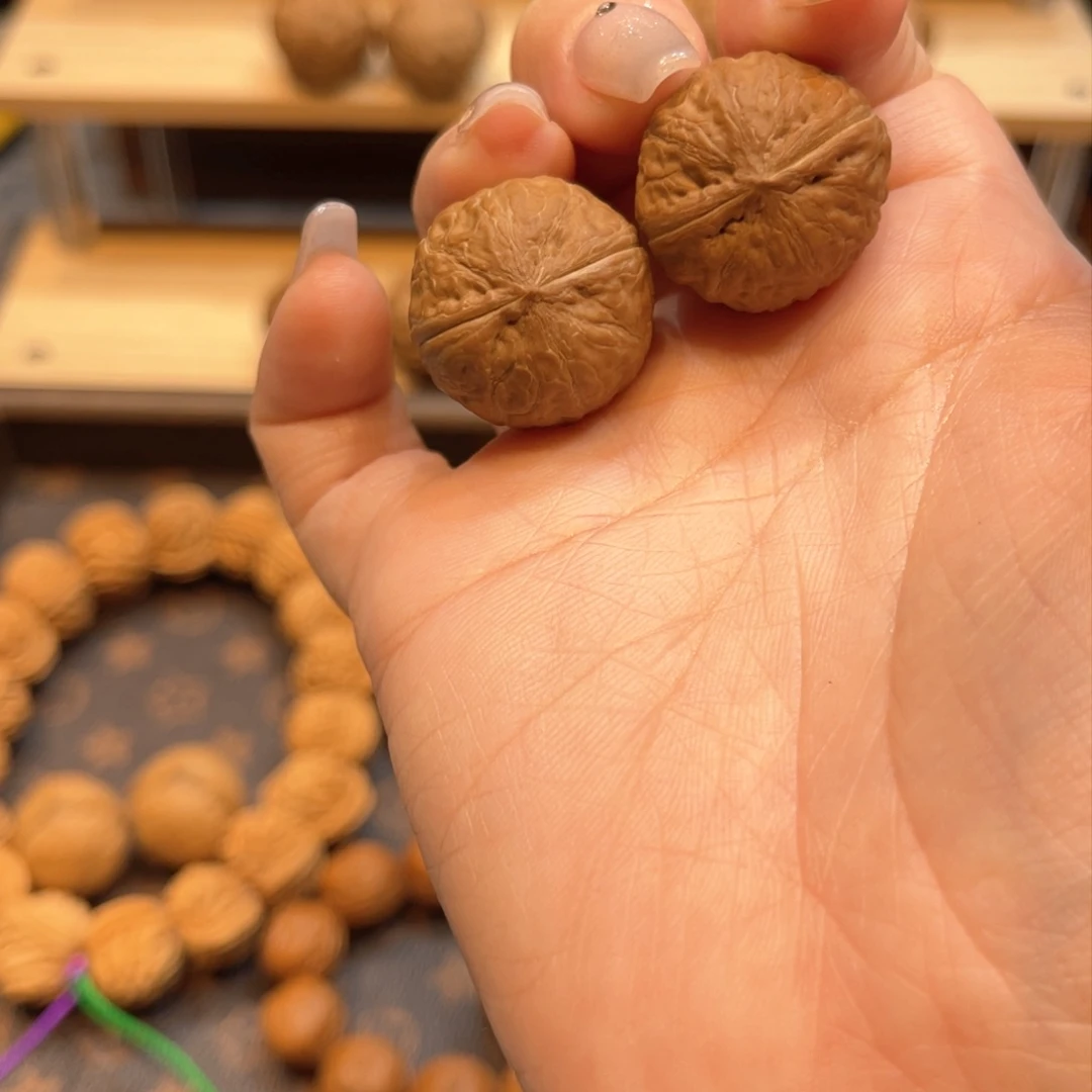 文玩核桃把件小馒头手捻