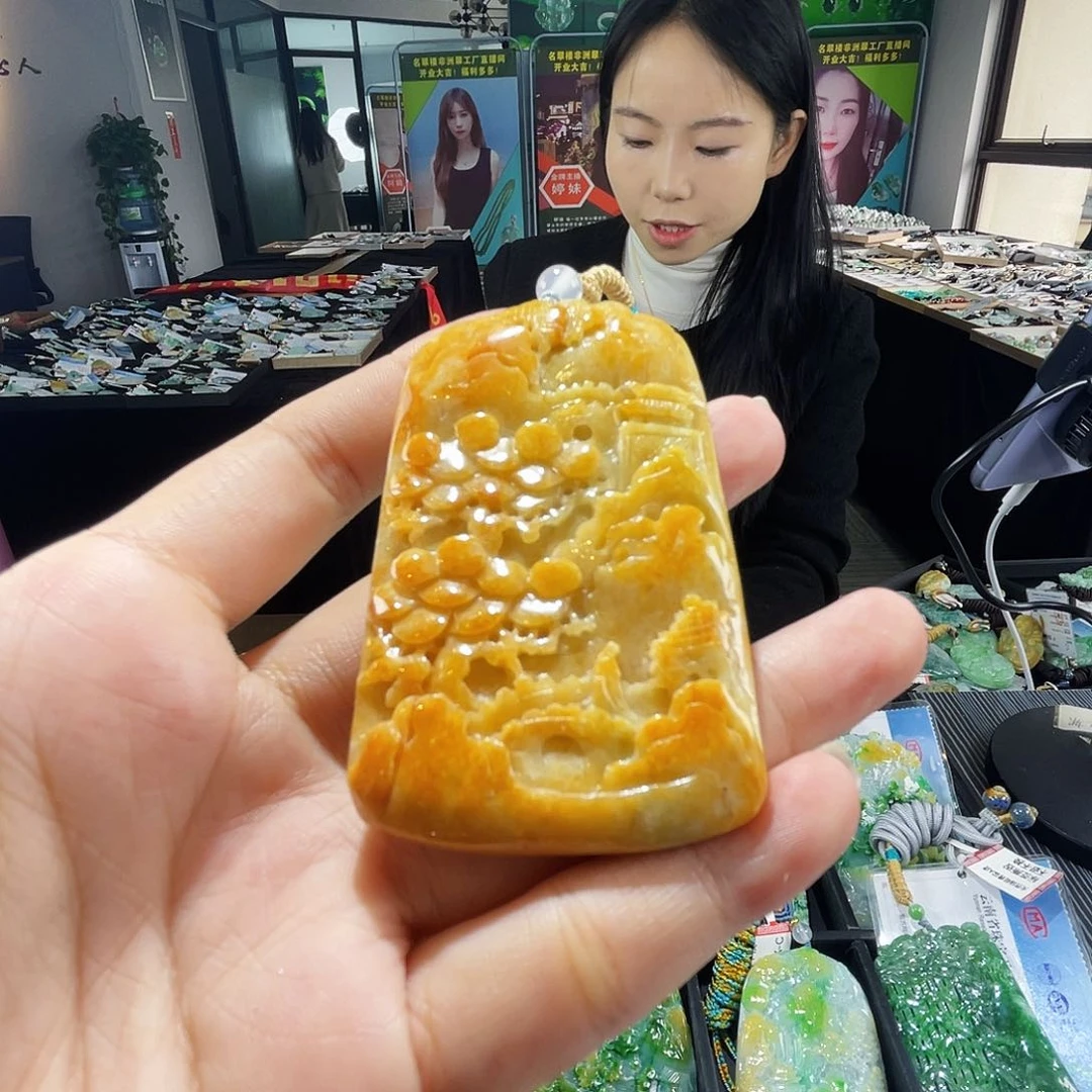 颈饰未镶嵌翡翠一