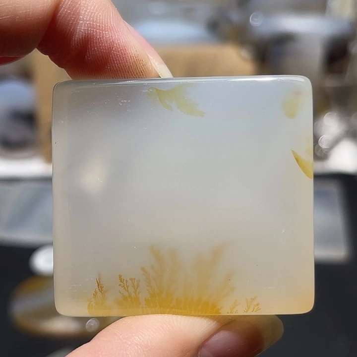 未镶嵌玉牌玛瑙/玉髓
