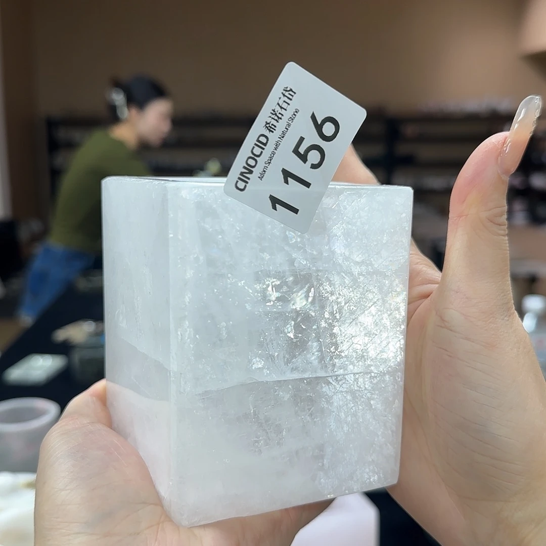 石材白水晶高空杯1156