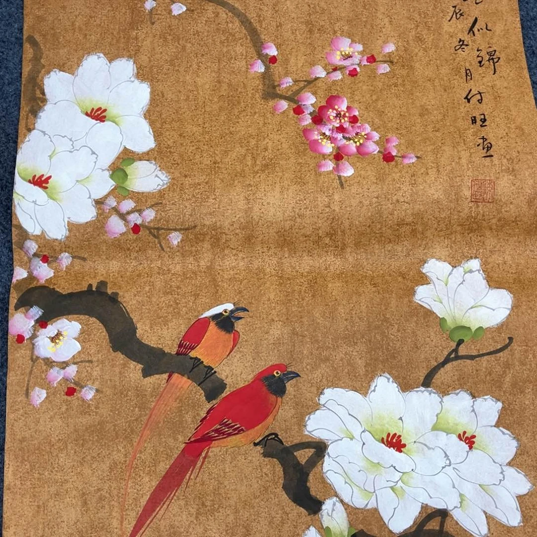 国画三*源宣纸纯手绘字画