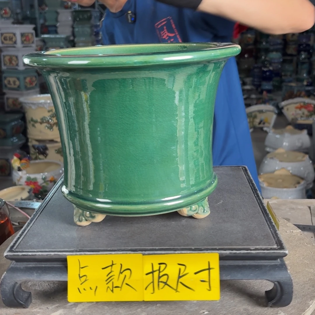 一风堂石湾花盆 内20*17