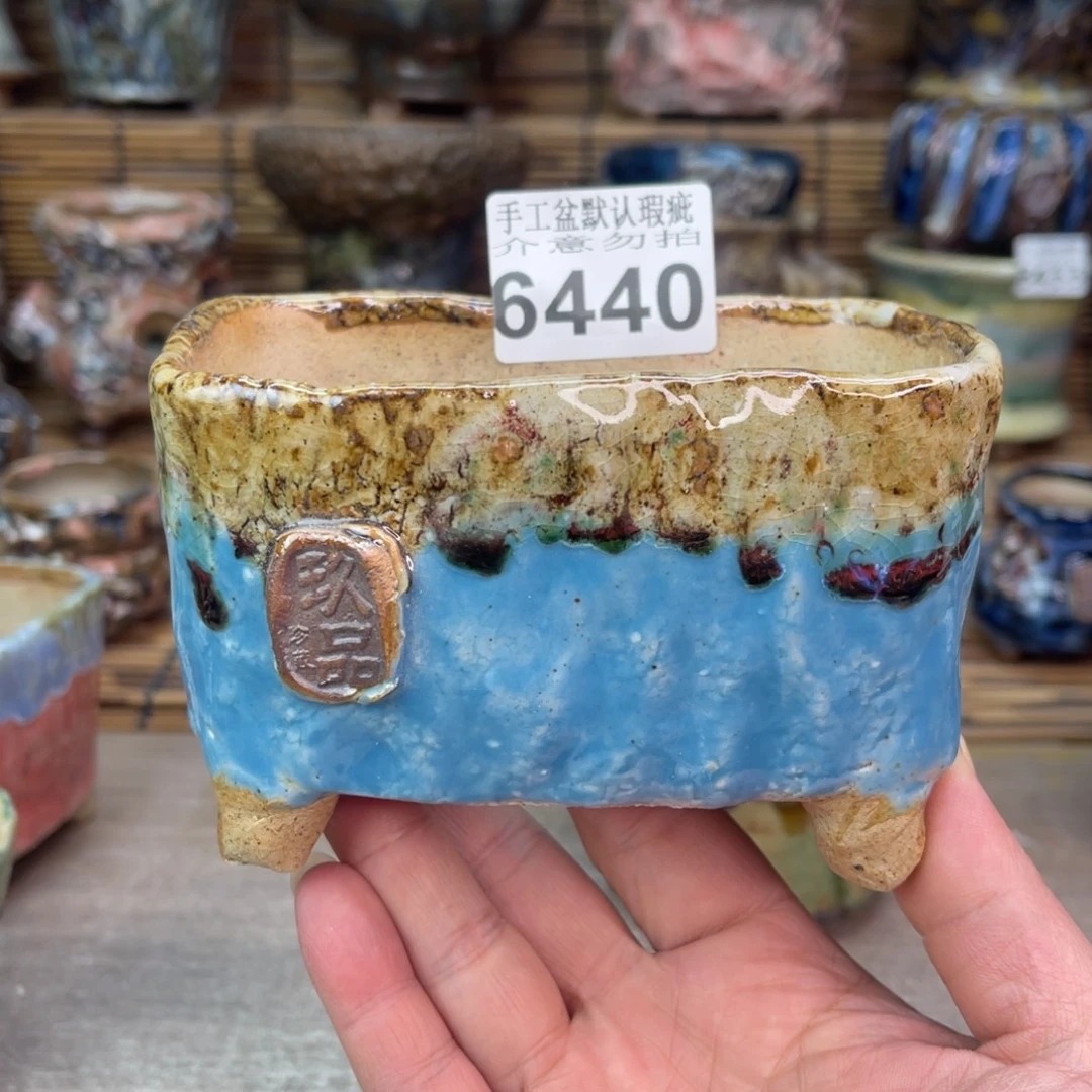 手工花盆默认瑕疵完美者勿拍