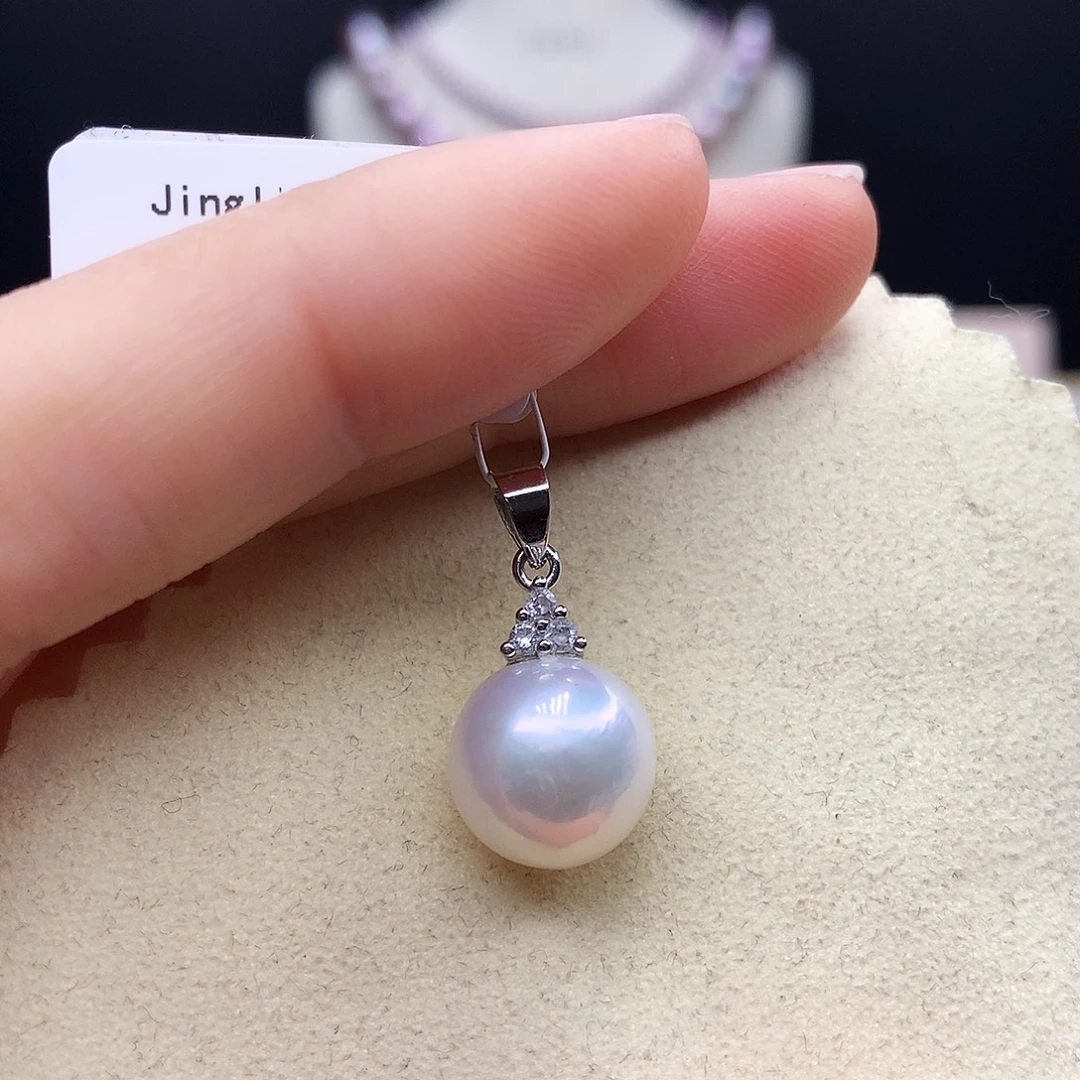 合金淡水珍珠吊坠(赠链)