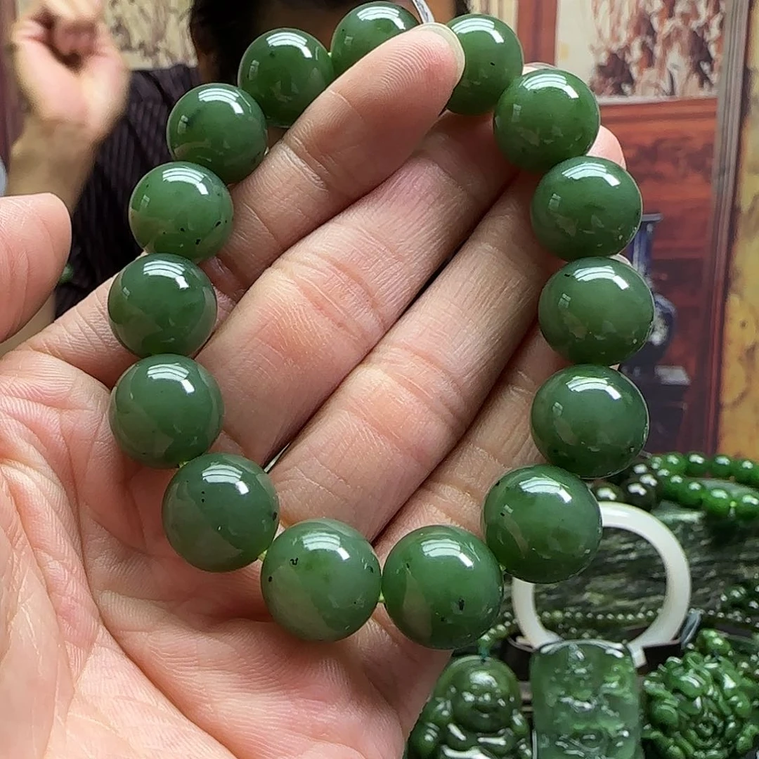 和田玉未镶嵌珠宝奇石手串