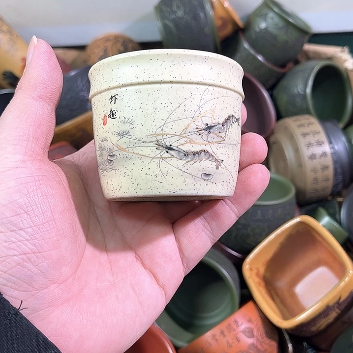 茶杯紫砂全手工紫砂主任杯