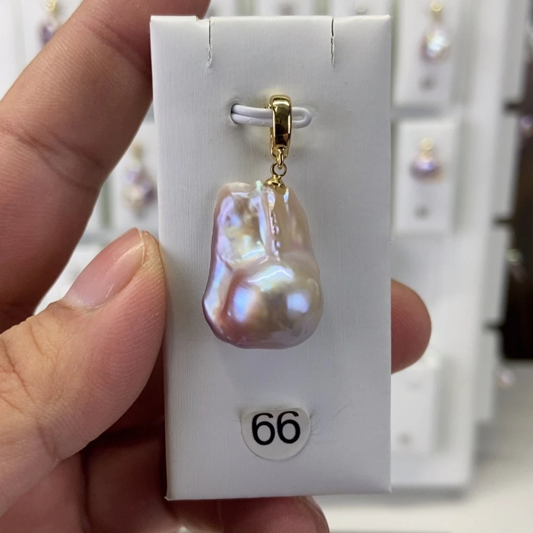 淡水珍珠吊坠(不含链)合金