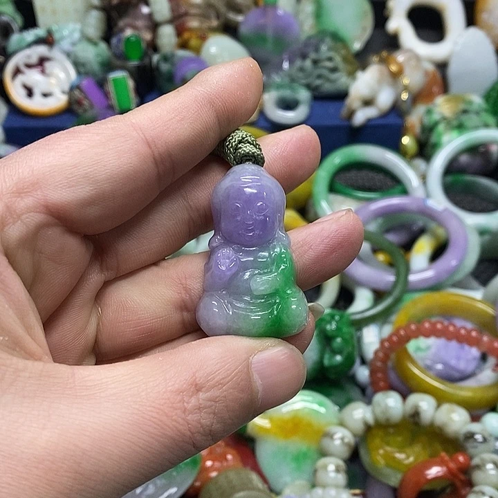 颈饰未镶嵌翡翠缅甸翡翠首饰配饰