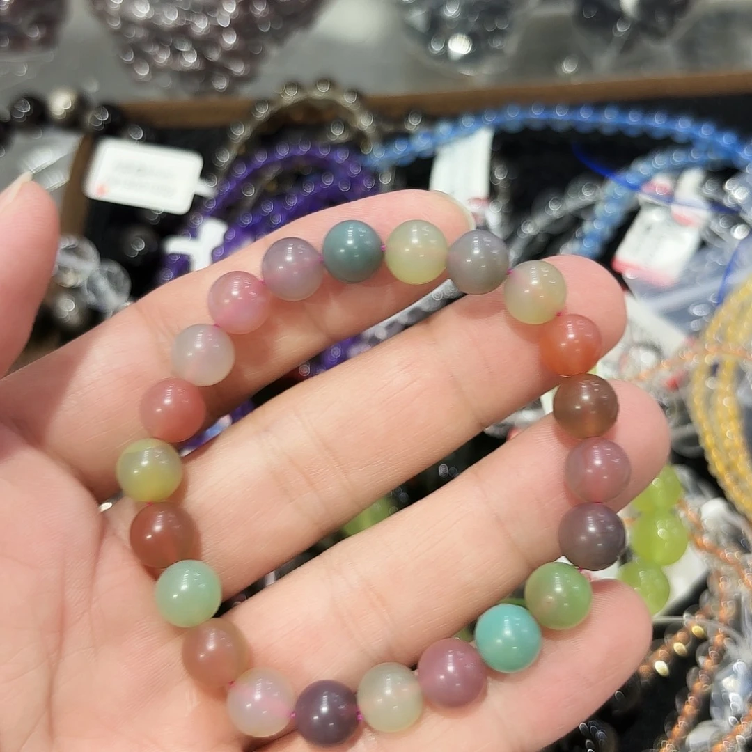 未镶嵌手串水晶盐源