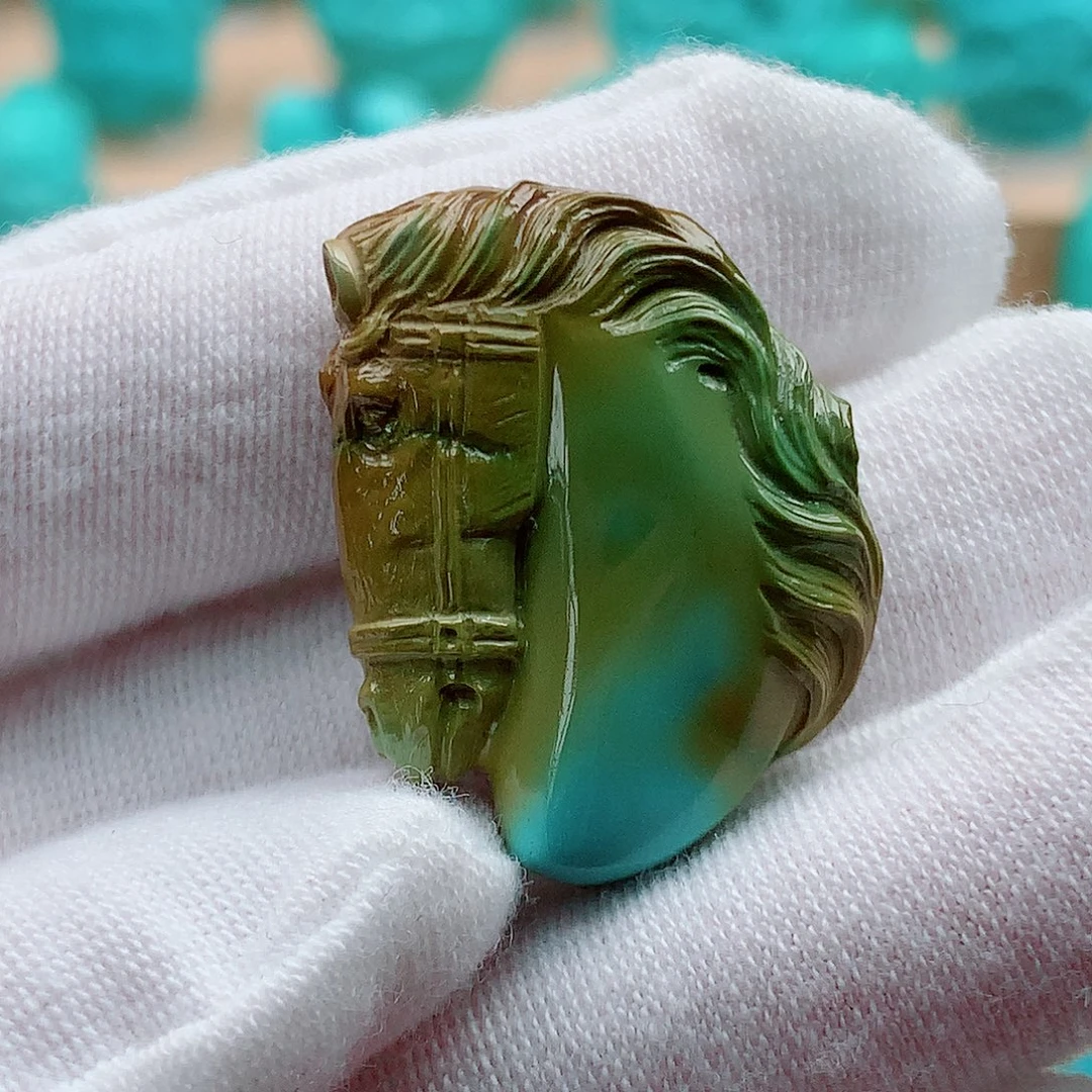 绿松石未镶嵌配饰