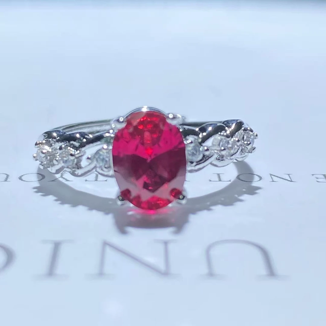 意大利-典藏轻奢-红宝石-高精切宝石戒指H-810