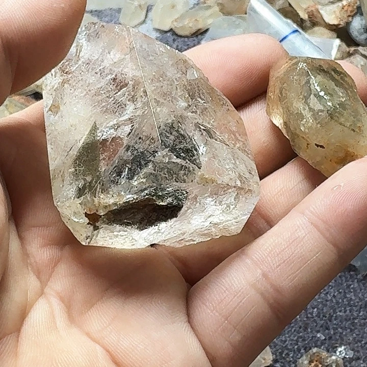 水晶珠宝半成品未镶嵌风**雨水晶