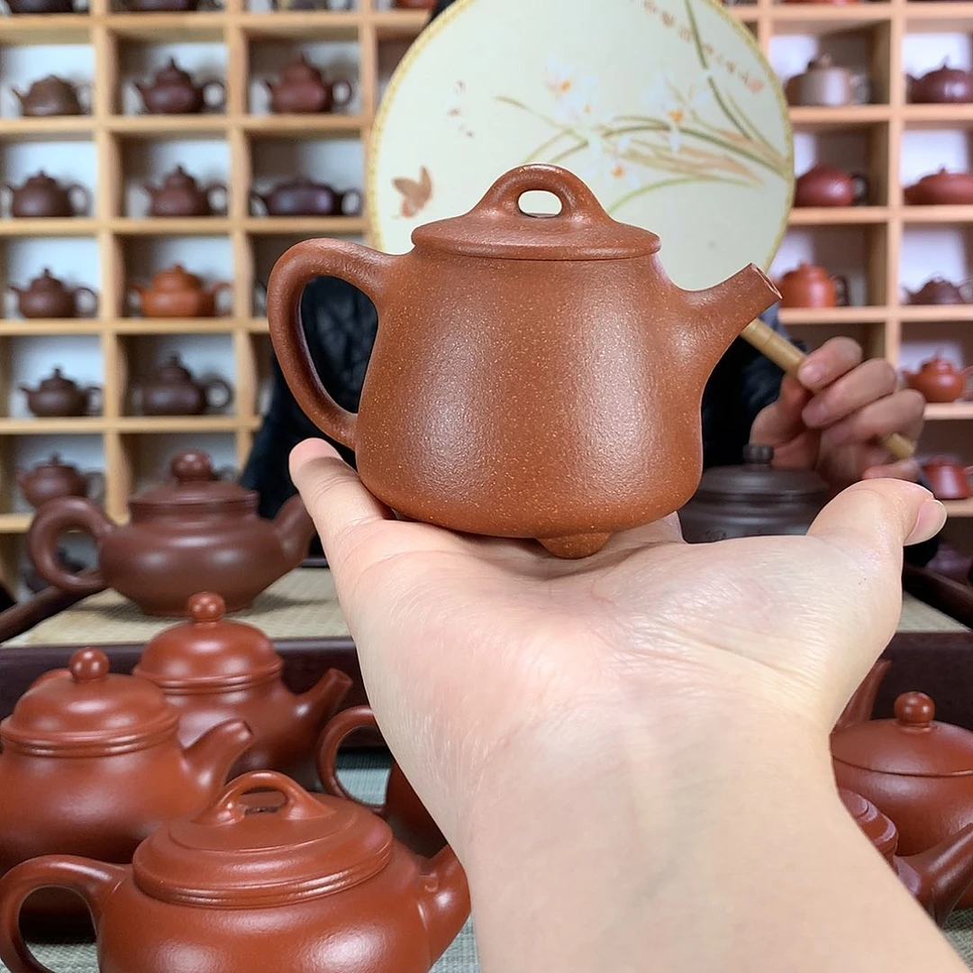 紫砂高瓢紫砂壶手工制作