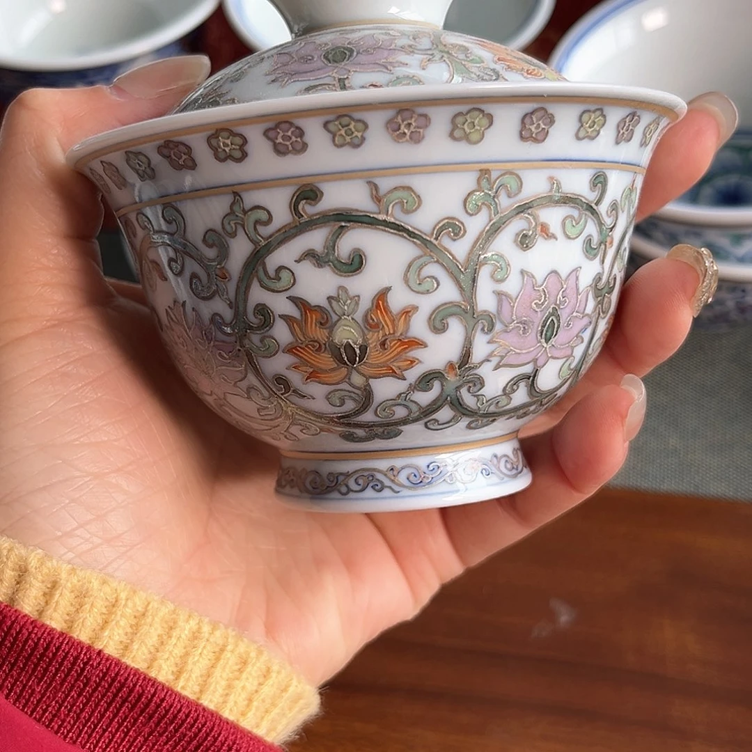 墨*微瑕手工手绘茶具252