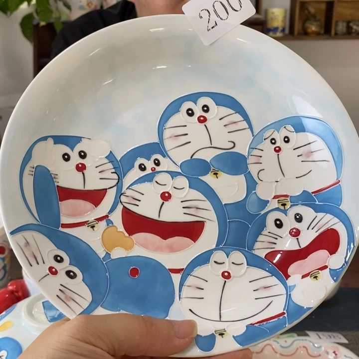^****瓷片景德镇釉下彩手绘