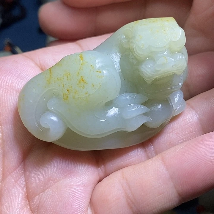 龙****和田玉未镶嵌吊坠(不含链)