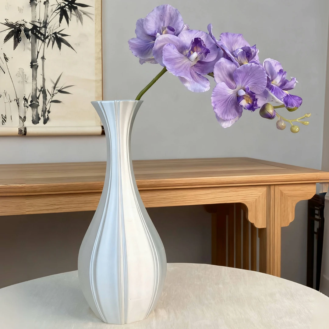 丞夏新中式花瓶复古摆件客厅摆件装饰高级小众餐桌创意白色送礼