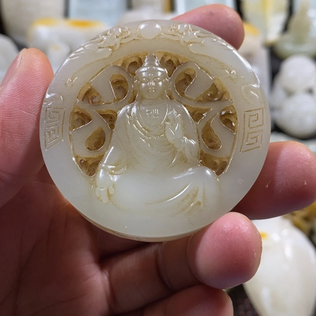 和田玉颈饰未镶嵌