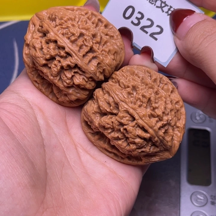 文玩核桃把件粗筋45.0322