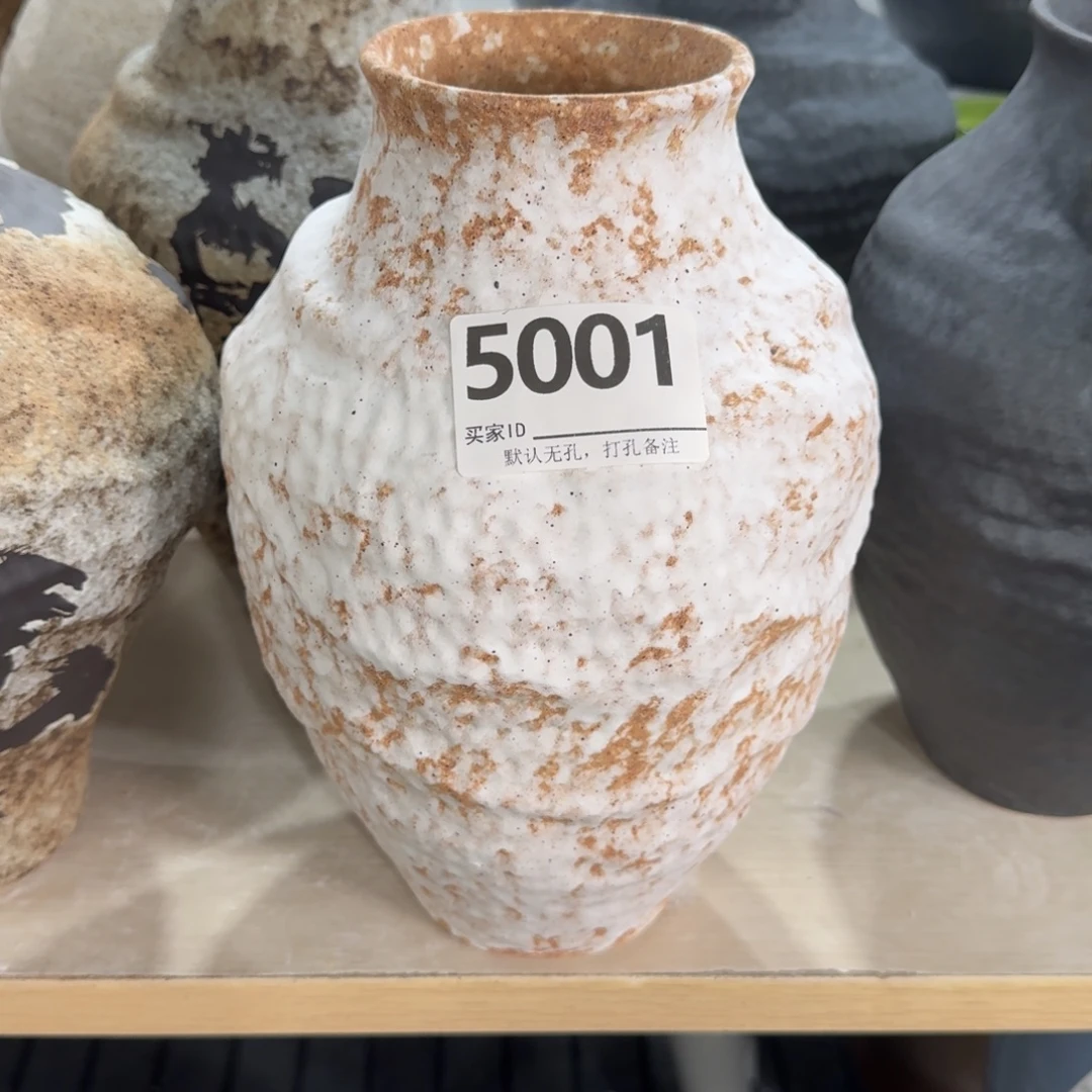 T***S摆件景德镇高温花瓶编码5001高28口8默认无孔