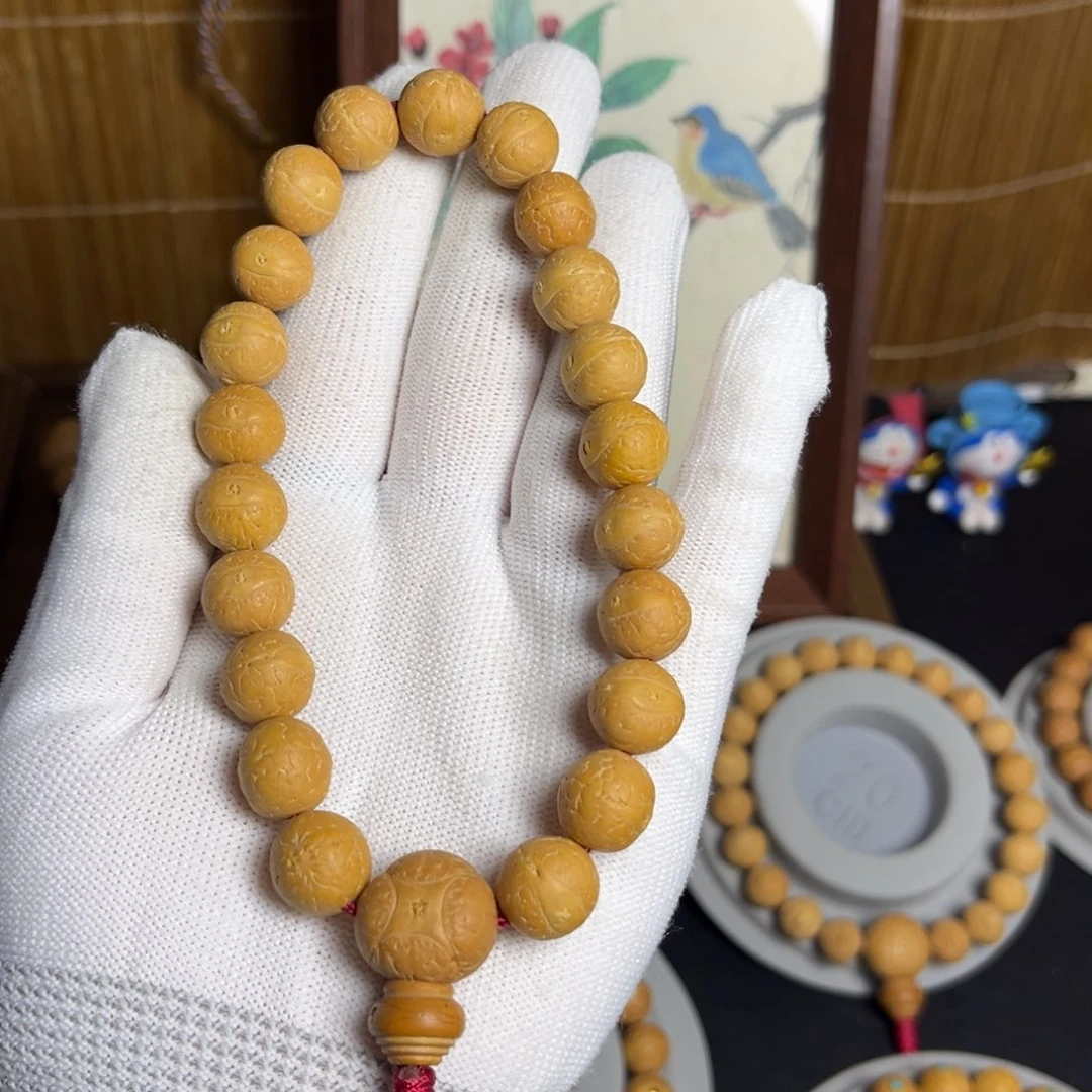 菩提尼泊尔凤眼菩提手串25年新籽12+
